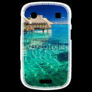 Coque Blackberry Bold 9900 Bungalow sur l'eau des tropiques