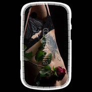 Coque Blackberry Bold 9900 Lingerie et rose rouge