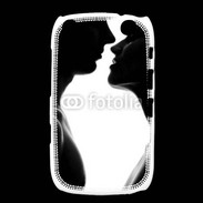 Coque Blackberry Curve 9320 Couple d'amoureux en noir et blanc