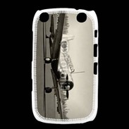 Coque Blackberry Curve 9320 Avion T6 noir et blanc