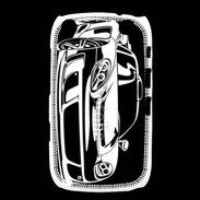 Coque Blackberry Curve 9320 Illustration voiture de sport en noir et blanc
