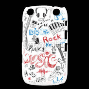 Coque Blackberry Curve 9320 Eléments de musique en dessin