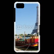 Coque Blackberry Z10 Tour Eiffel vue des bords de Seine