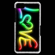 Coque Blackberry Z10 Love en couleur