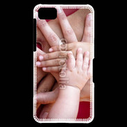 Coque Blackberry Z10 Famille main dans la main