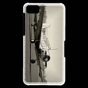 Coque Blackberry Z10 Avion T6 noir et blanc