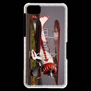 Coque Blackberry Z10 Biplan blanc et rouge