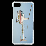Coque Blackberry Z10 Hélicoptère R44 blanc