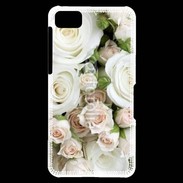 Coque Blackberry Z10 Rose blanche et rose 5