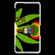 Coque Blackberry Z10 Portrait abstrait de Rasta