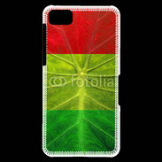 Coque Blackberry Z10 Feuille rasta
