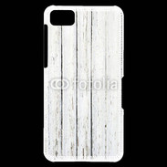 Coque Blackberry Z10 Aspect bois blanc vieilli