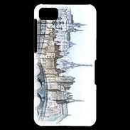 Coque Blackberry Z10 Vintage Paris en dessin 2