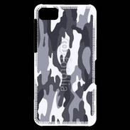 Coque Blackberry Z10 Camouflage gris et blanc