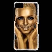 Coque Blackberry Z10 Femme couleur or