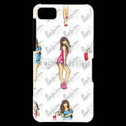 Coque Blackberry Z10 Illustration fashion girl 2