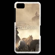 Coque Blackberry Z10 Cowboys et chevaux