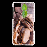 Coque Blackberry Z10 Macaron chocolat 