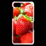 Coque Blackberry Z10 Fraises en folie