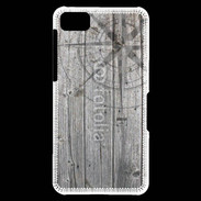 Coque Blackberry Z10 Rose des vents sur fond en bois