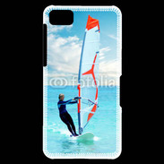 Coque Blackberry Z10 Planche à voile en mer des caraïbes
