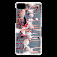 Coque Blackberry Z10 flamand rose