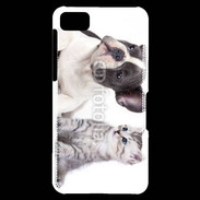 Coque Blackberry Z10 Duo chien et chat