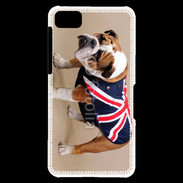 Coque Blackberry Z10 Bulldog anglais en tenue