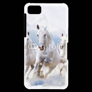 Coque Blackberry Z10 Chevaux blancs