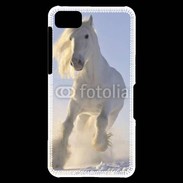 Coque Blackberry Z10 Cheval blanc dans la neige