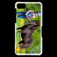 Coque Blackberry Z10 Petite fille avec son poney