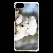 Coque Blackberry Z10 Chiot berger blanc suisse
