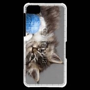 Coque Blackberry Z10 Chaton et pelote de laine