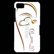 Coque Blackberry Z10 Illustration cheval 5