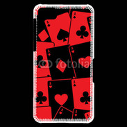 Coque Blackberry Z10 Cartes rouges et noires 5