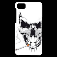 Coque Blackberry Z10 Tête de mort fumeur