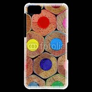 Coque Blackberry Z10 Art crayon de couleur