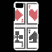 Coque Blackberry Z10 Pixel card