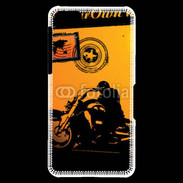 Coque Blackberry Z10 motorcycle rider background