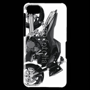 Coque Blackberry Z10 Tuning moto noire