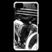 Coque Blackberry Z10 Moto et chrome