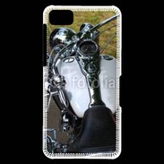 Coque Blackberry Z10 Moto chromée