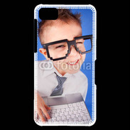 Coque Blackberry Z10 jeune Geek avec clavier