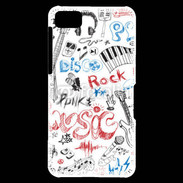 Coque Blackberry Z10 Eléments de musique en dessin