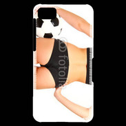 Coque Blackberry Z10 Football féminin