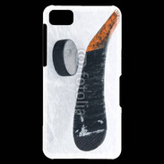 Coque Blackberry Z10 Crosse et palet de Hockey sur glace