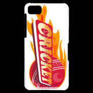 Coque Blackberry Z10 Cricket balle flamme