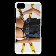 Coque Blackberry Z10 Enquête de police sexy