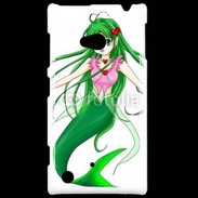 Coque Nokia Lumia 720 Fille manga verte