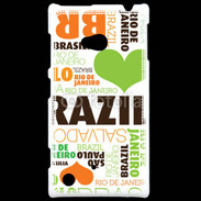 Coque Nokia Lumia 720 I love Brésil